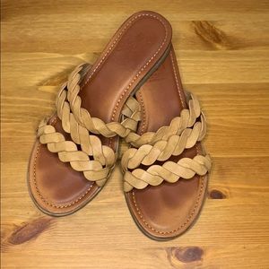 Neutral Braided Sandals